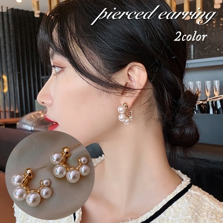 ピアス スタッドピアス レディース | PlusNao | 詳細画像1 