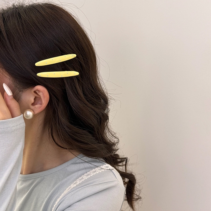 ヘアクリップ くりばしクリップ 2個セット | PlusNao | 詳細画像2 