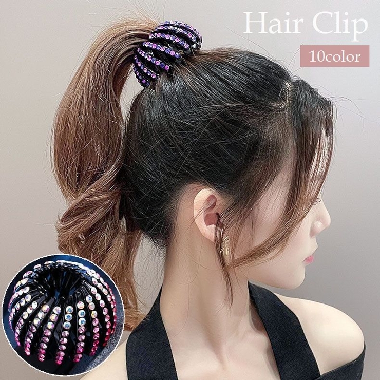 ヘアクリップ ポニーリング レディース | PlusNao | 詳細画像1 