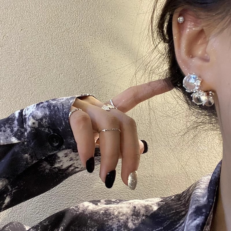 スタッドピアス 1ペア レディース | PlusNao | 詳細画像3 