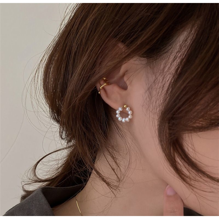 スタッドピアス ネックレス ペンダント | PlusNao | 詳細画像4 