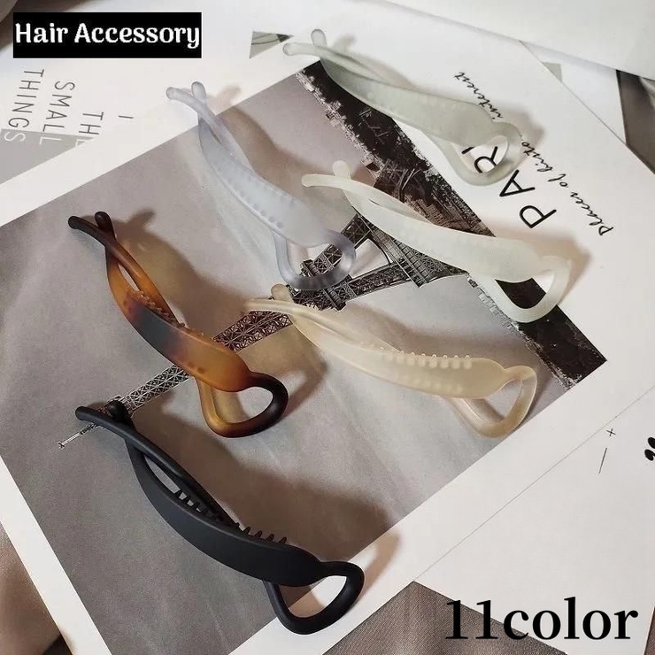 バナナクリップ ヘアクリップ レディース | PlusNao | 詳細画像1 