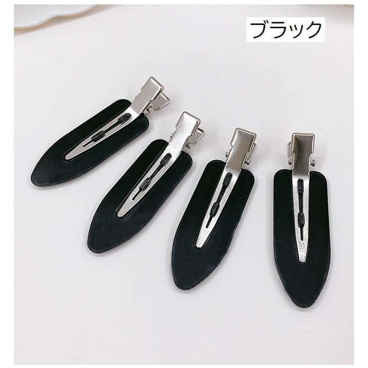 ヘアクリップ 同色4個セット 前髪留め | PlusNao | 詳細画像12 