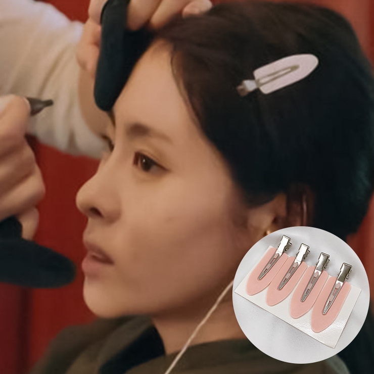 ヘアクリップ 同色4個セット 前髪留め | PlusNao | 詳細画像4 