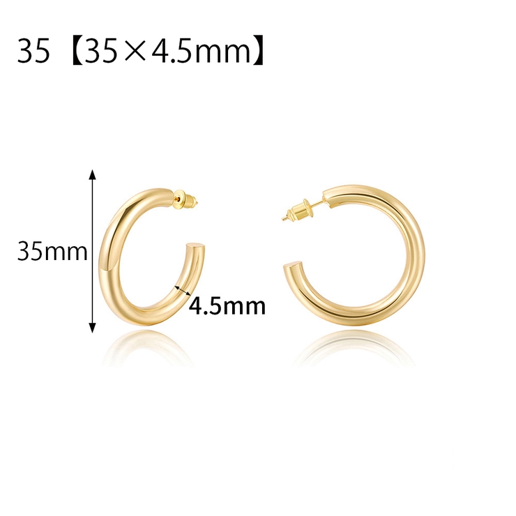 フープピアス レディース アクセサリー | PlusNao | 詳細画像8 