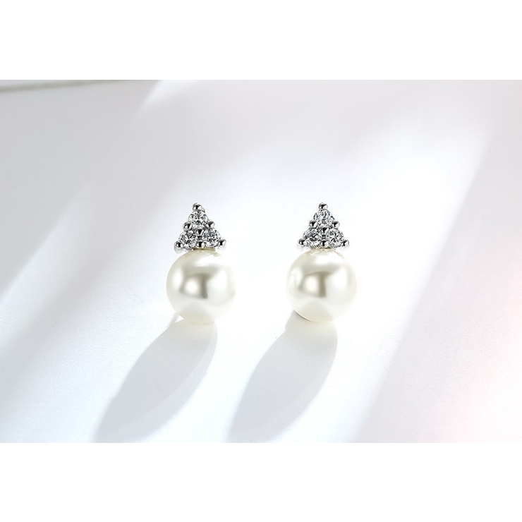 スタッドピアス レディース ラインストーン | PlusNao | 詳細画像5 