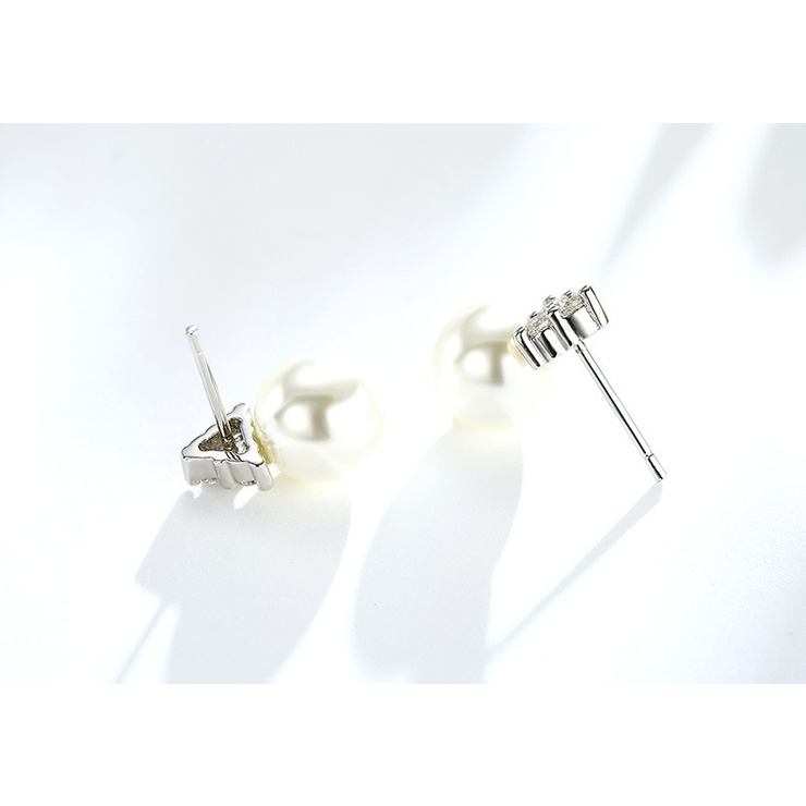 スタッドピアス レディース ラインストーン | PlusNao | 詳細画像6 