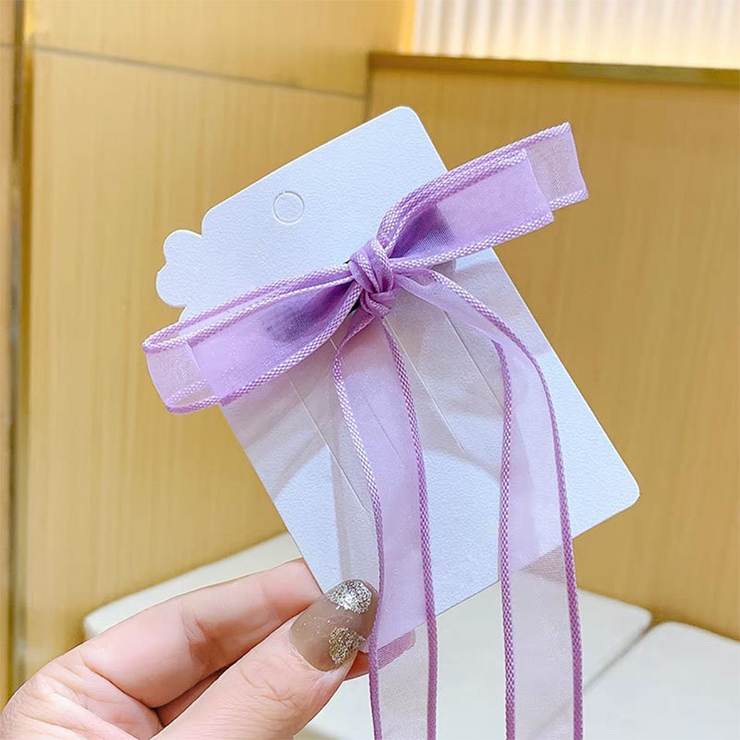 ヘアクリップ 2個セット リボン | PlusNao | 詳細画像13 