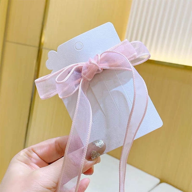 ヘアクリップ 2個セット リボン | PlusNao | 詳細画像16 