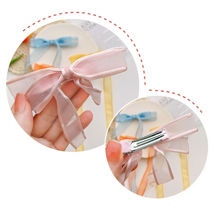 ヘアクリップ 2個セット リボン | PlusNao | 詳細画像18 