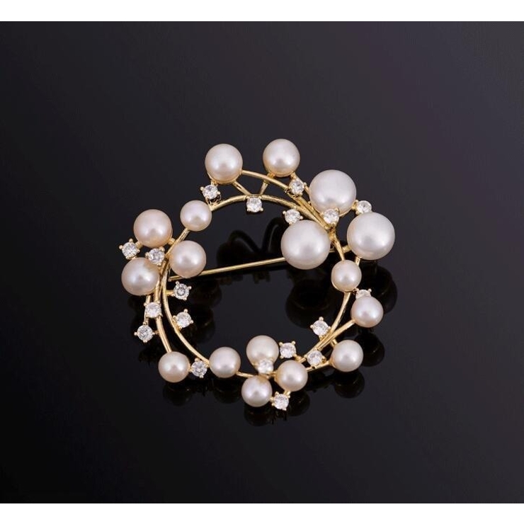 ブローチ サークル型ブローチ レディース | PlusNao | 詳細画像14 