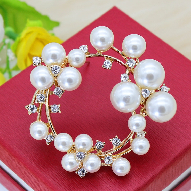 ブローチ サークル型ブローチ レディース | PlusNao | 詳細画像4 