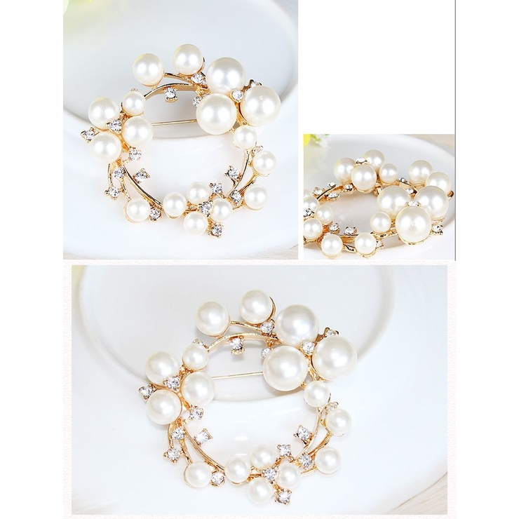 ブローチ サークル型ブローチ レディース | PlusNao | 詳細画像5 