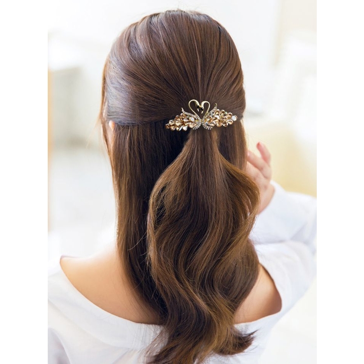 ヘアバレッタ ヘアクリップ ヘアアクセサリー | PlusNao | 詳細画像3 