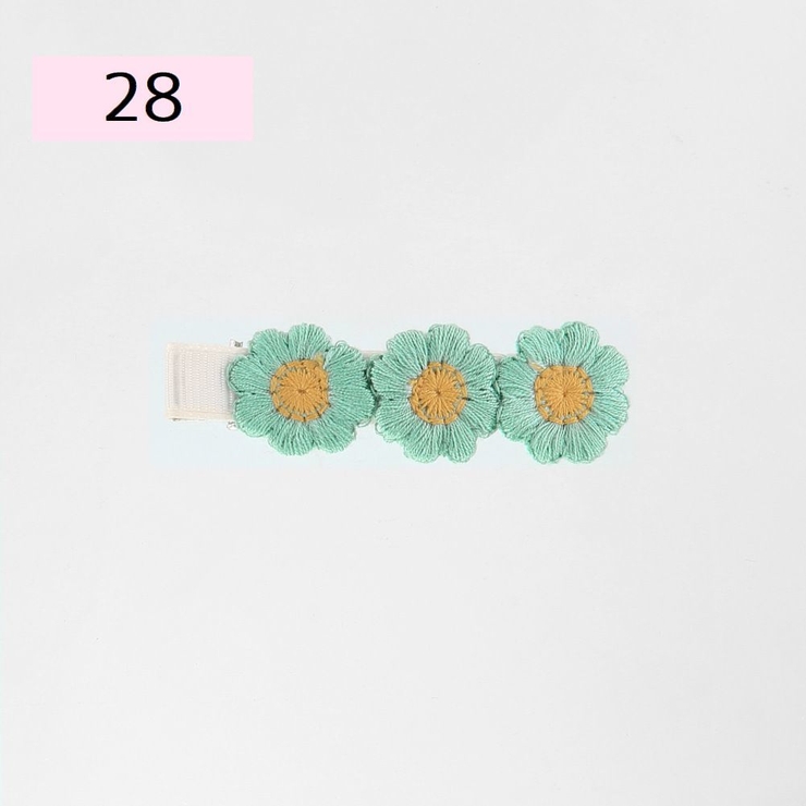 ヘアクリップ 同色2個セット 刺繍 | PlusNao | 詳細画像14 