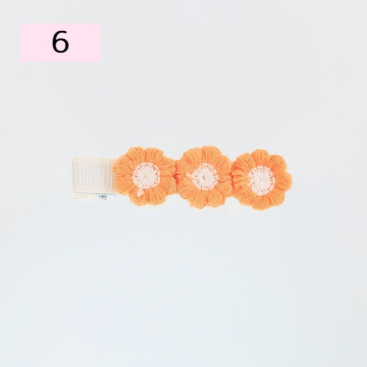 ヘアクリップ 同色2個セット 刺繍 | PlusNao | 詳細画像5 