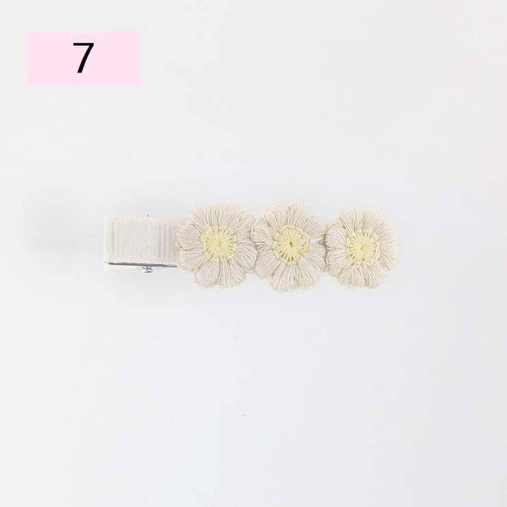 ヘアクリップ 同色2個セット 刺繍 | PlusNao | 詳細画像6 