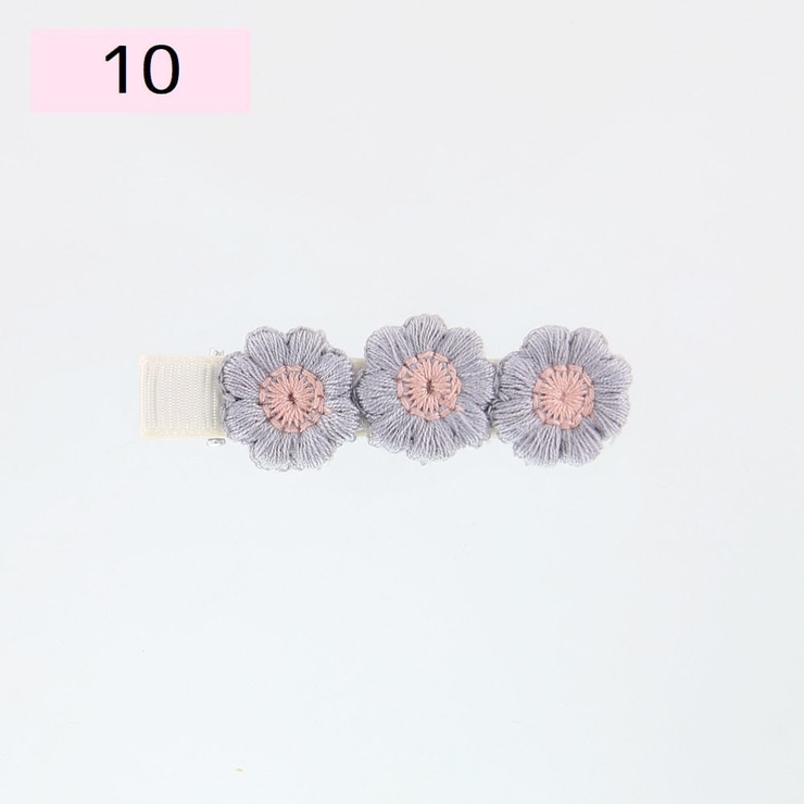 ヘアクリップ 同色2個セット 刺繍 | PlusNao | 詳細画像7 