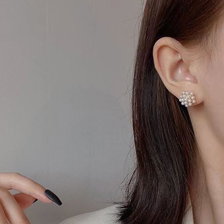 スタッドピアス イヤリング イヤークリップ | PlusNao | 詳細画像2 