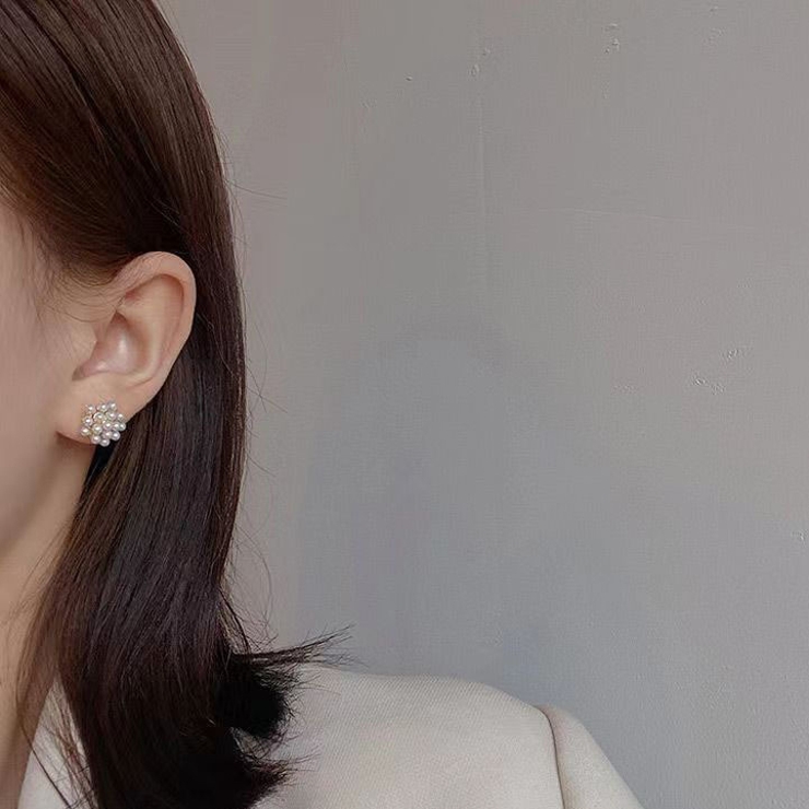 スタッドピアス イヤリング イヤークリップ | PlusNao | 詳細画像3 