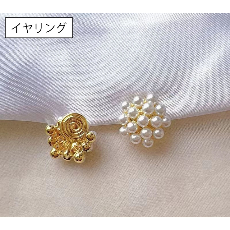 スタッドピアス イヤリング イヤークリップ | PlusNao | 詳細画像9 