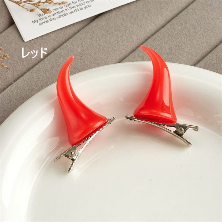 ヘアピン 2個セット デビル | PlusNao | 詳細画像3 