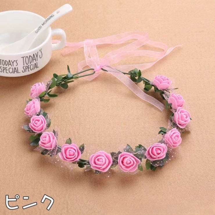 花冠 花かんむり ヘッドドレス | PlusNao | 詳細画像5 