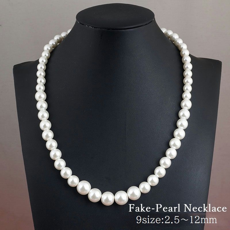 パール調ネックレス アクセサリー レディース | PlusNao | 詳細画像1 