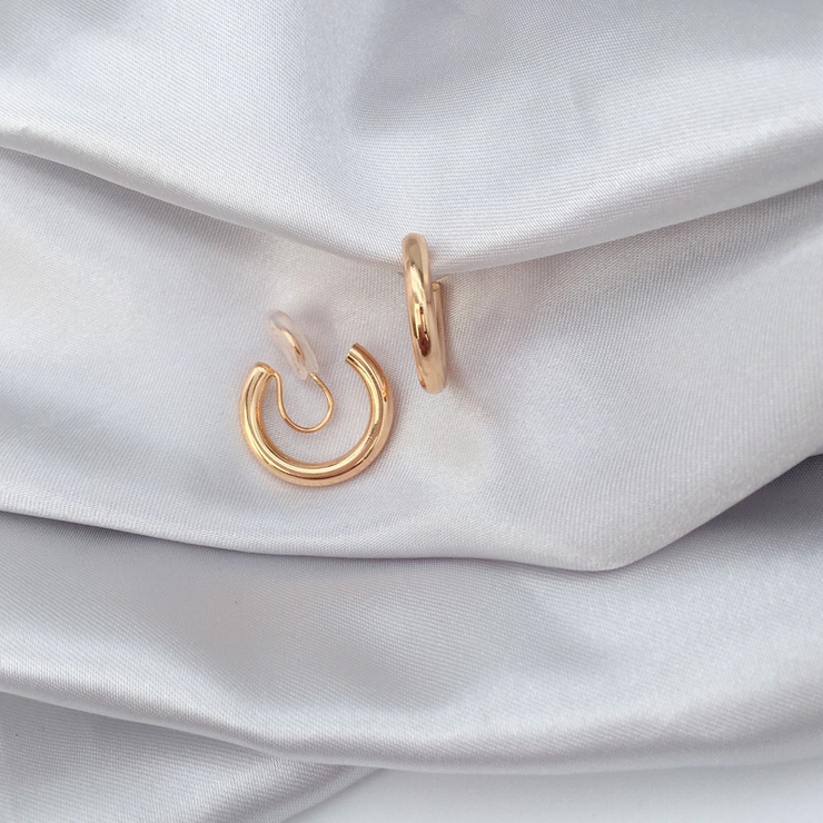 イヤリング イヤークリップ ノンホールピアス | PlusNao | 詳細画像4 