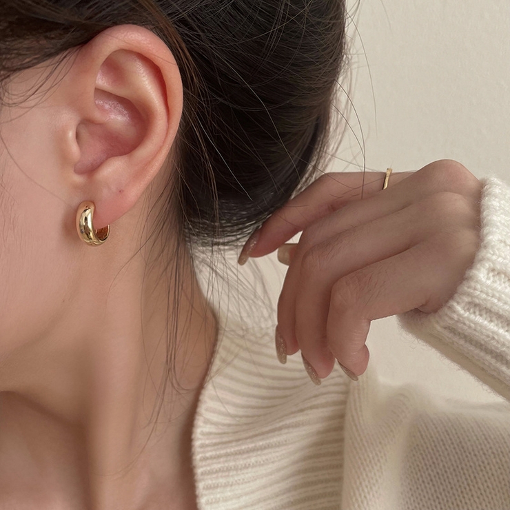 イヤーカフ スタッドピアス 1ペア | PlusNao | 詳細画像4 