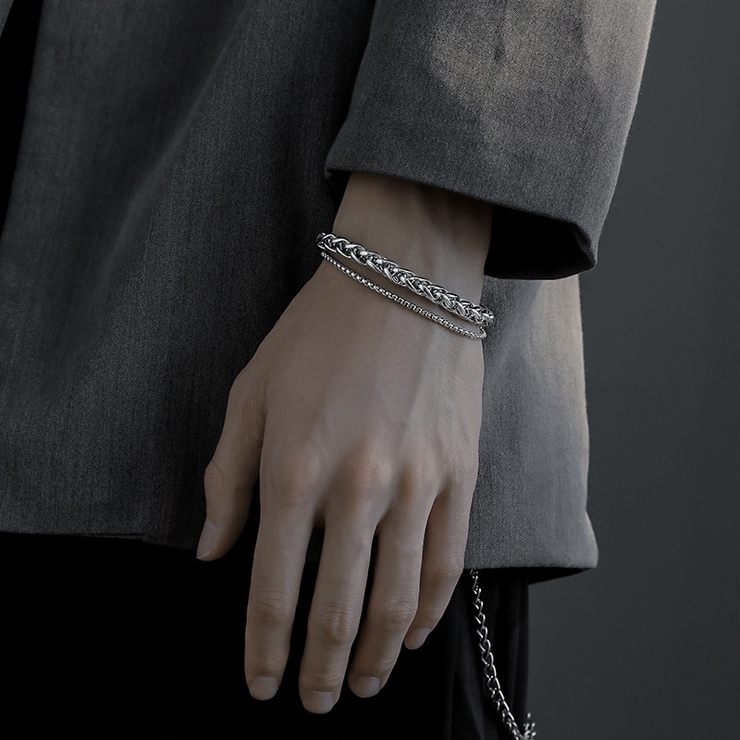 ブレスレット チェーン 2連 | PlusNao | 詳細画像4 