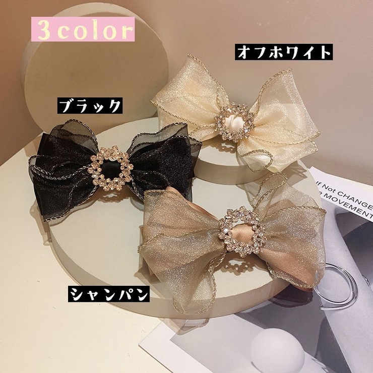 バレッタ リボン ヘアピン | PlusNao | 詳細画像13 