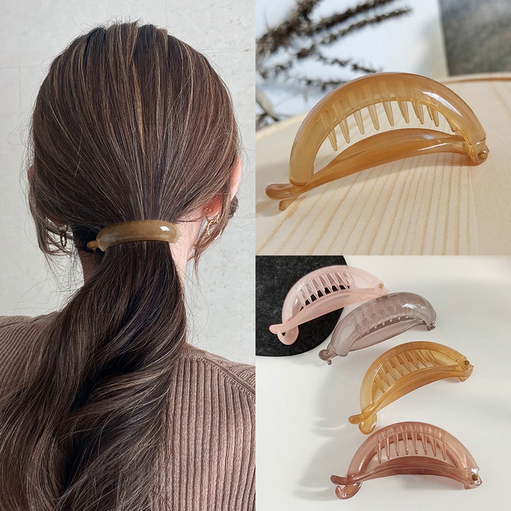 ヘアクリップ バナナクリップ レディース | PlusNao | 詳細画像2 