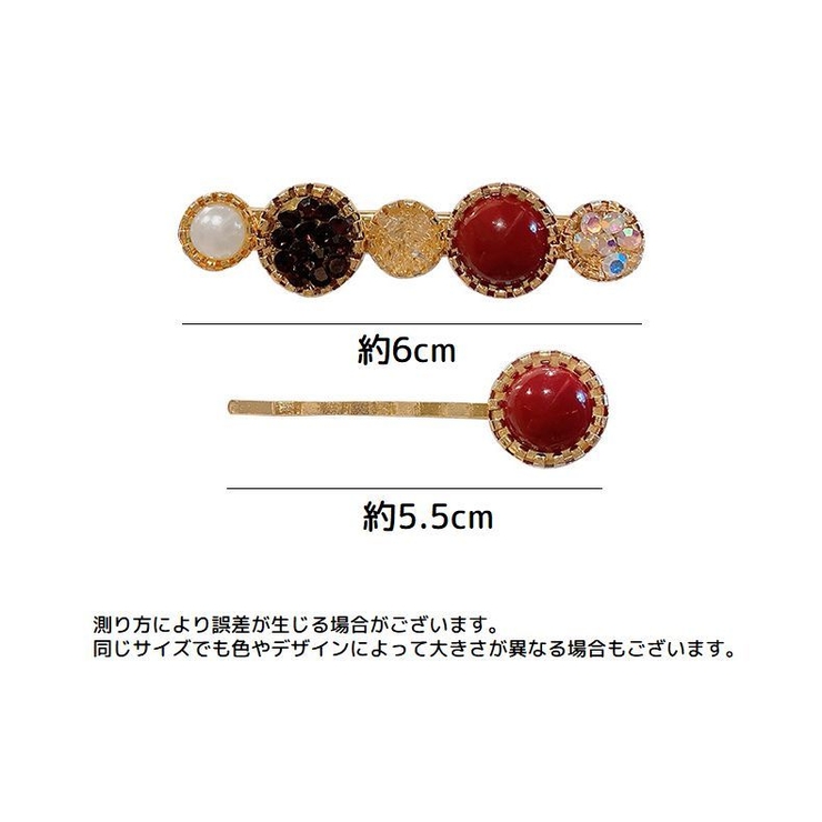 ヘアクリップクリップ ヘアピン 2本セット | PlusNao | 詳細画像16 