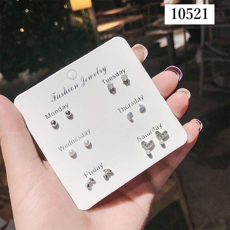 スタッドピアス キャッチピアス 6点セット | PlusNao | 詳細画像4 