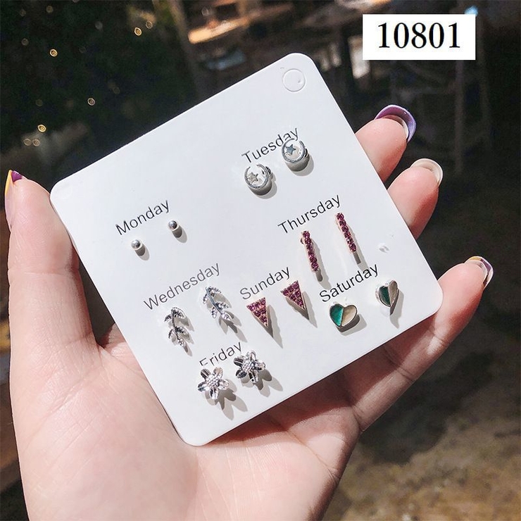 スタッドピアス キャッチピアス 6点セット | PlusNao | 詳細画像6 