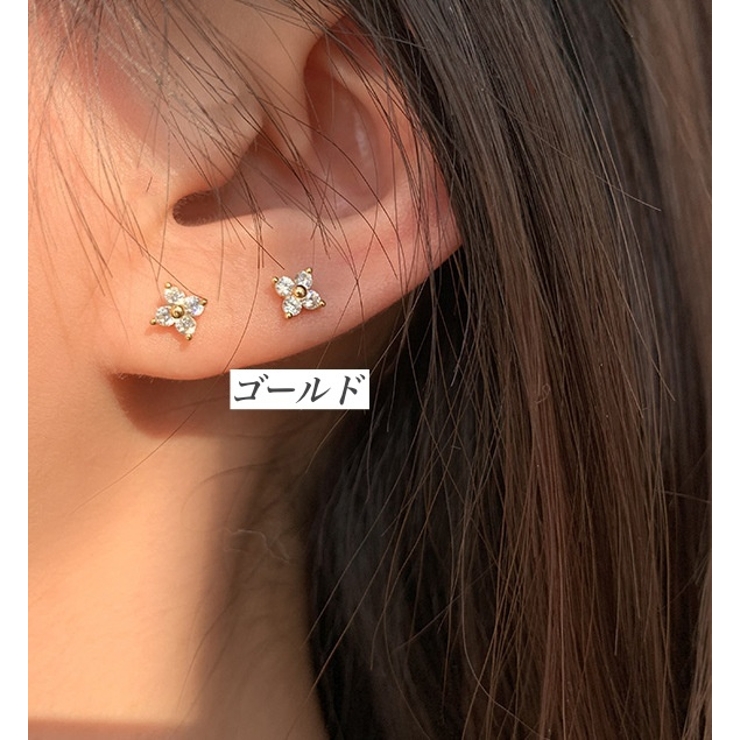 スタッドピアス フープピアス 2タイプ | PlusNao | 詳細画像3 