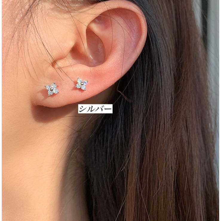 スタッドピアス フープピアス 2タイプ | PlusNao | 詳細画像4 