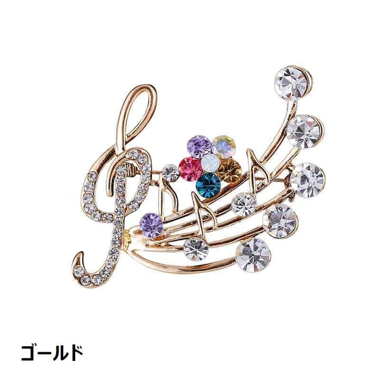 ブローチ ラインストーン 音符 | PlusNao | 詳細画像16 