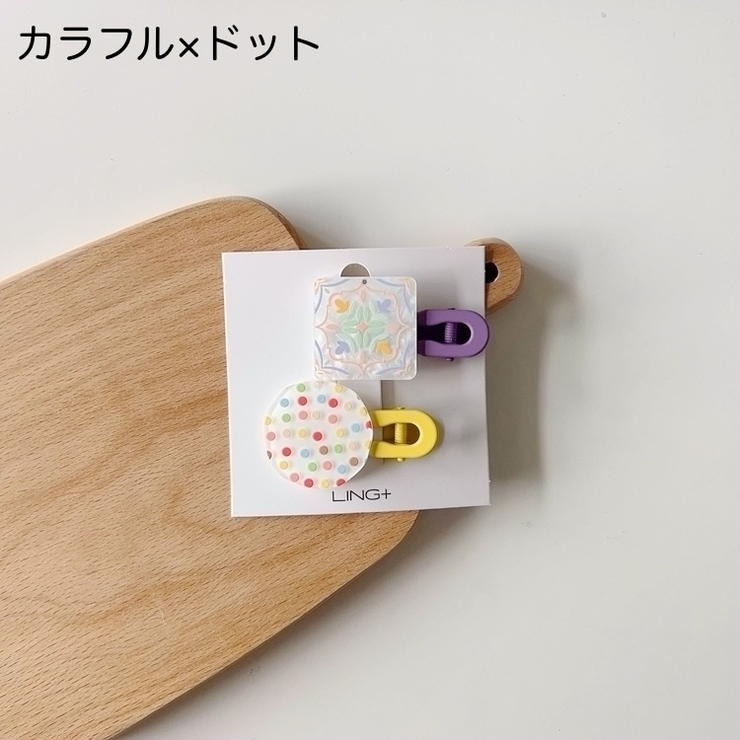 ヘアクリップ 2個セット ヘアアクセサリー | PlusNao | 詳細画像6 
