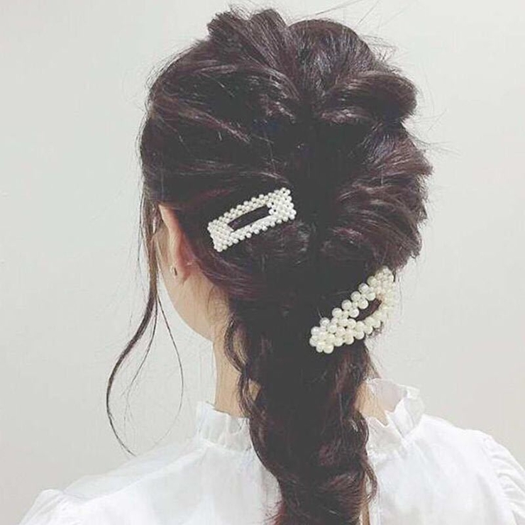 ヘアピン パッチンどめ フェイクパール | PlusNao | 詳細画像6 