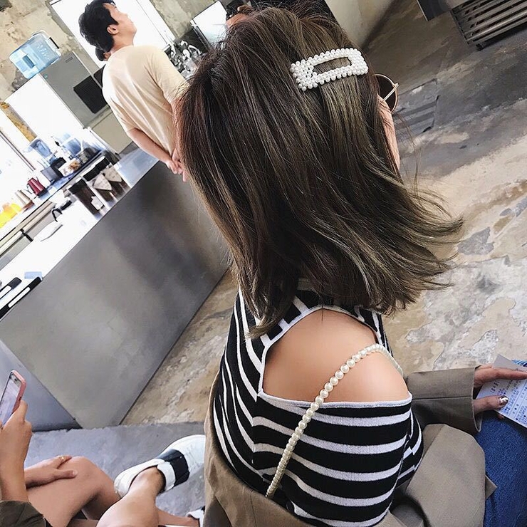 ヘアピン パッチンどめ フェイクパール | PlusNao | 詳細画像7 