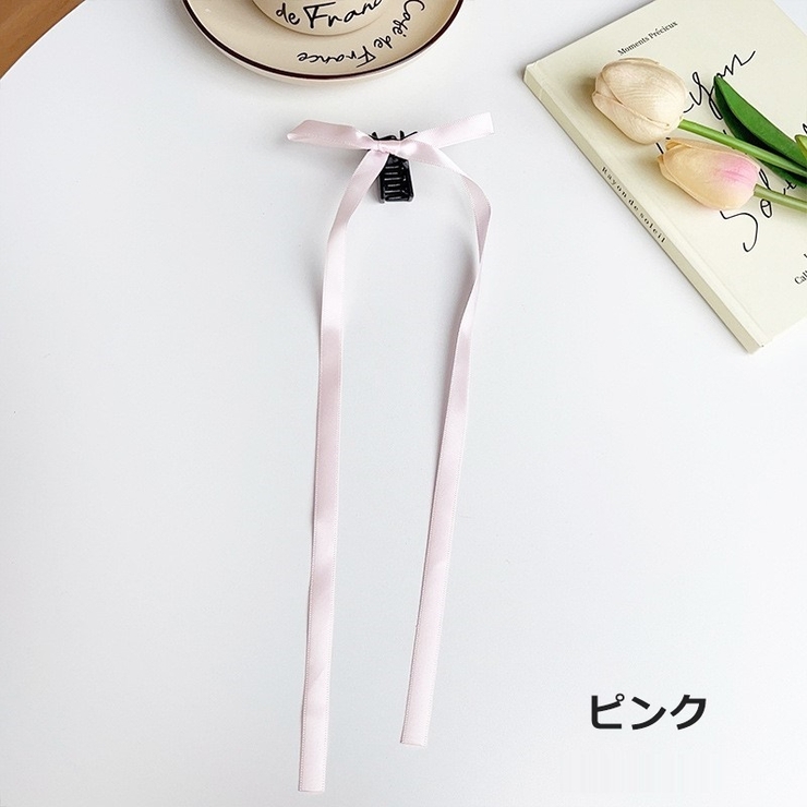 ヘアクリップ リボン付き 2個セット | PlusNao | 詳細画像8 