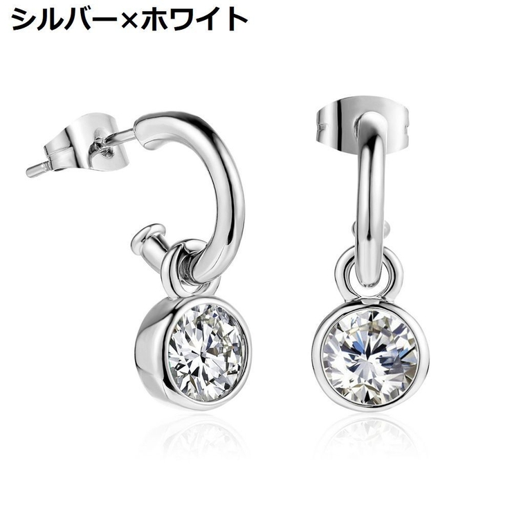 ピアス ハーフフープピアス レディース | PlusNao | 詳細画像11 