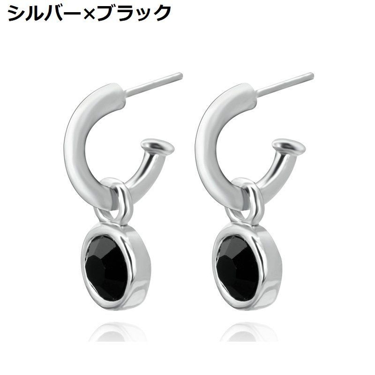 ピアス ハーフフープピアス レディース | PlusNao | 詳細画像14 