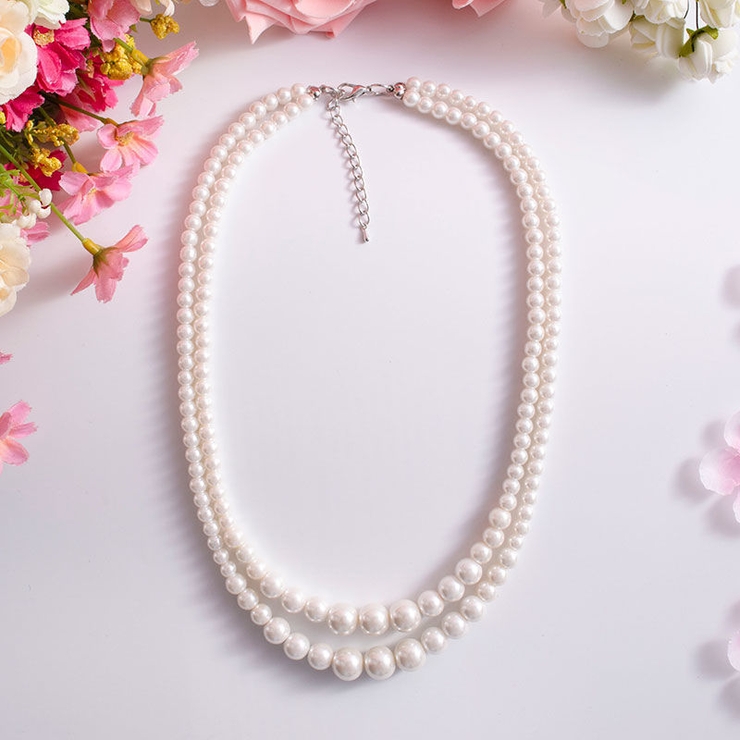 ネックレス フェイクパール 2連 | PlusNao | 詳細画像6 