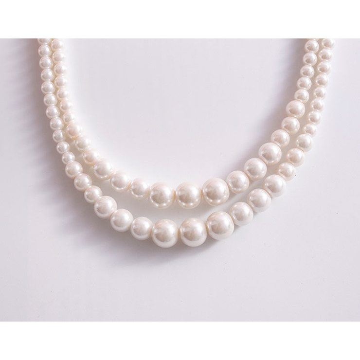 ネックレス フェイクパール 2連 | PlusNao | 詳細画像8 