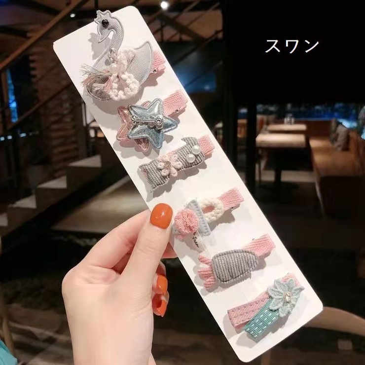 ヘアクリップ ヘアアクセサリー 6本セット | PlusNao | 詳細画像6 