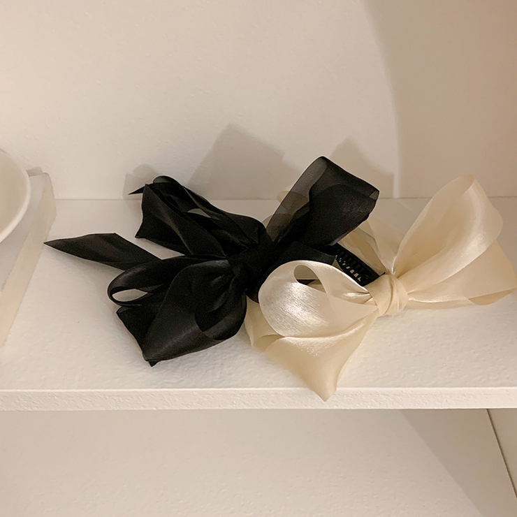 ヘアクリップ バナナクリップ リボン付き | PlusNao | 詳細画像10 