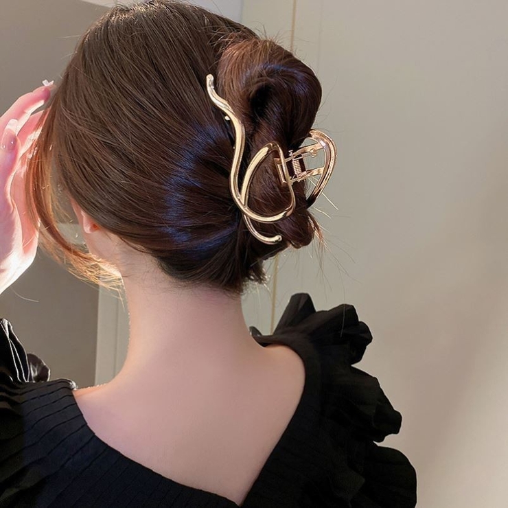 ヘアクリップ バンスクリップ ヘアアクセサリー | PlusNao | 詳細画像3 